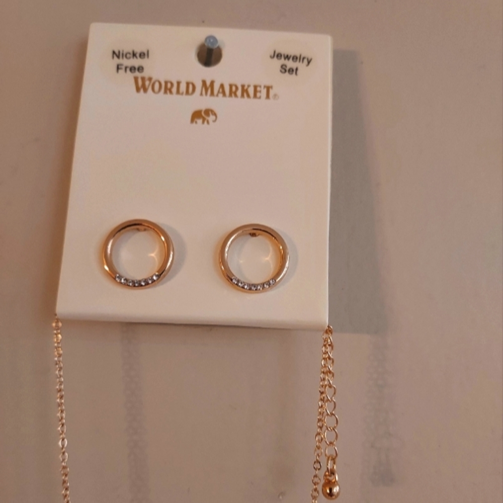 World market nickel free jewelry set